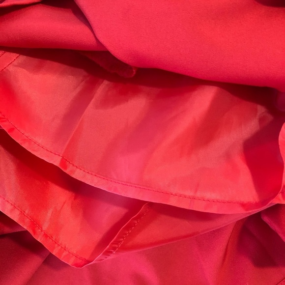 Urban Coco red skirt pleated SZ M  midi - Picture 11 of 11